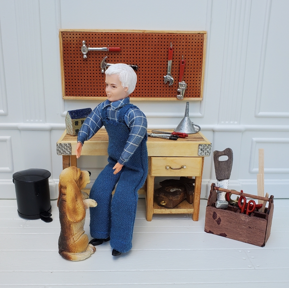 Miniature Workshop Items Dollhouse